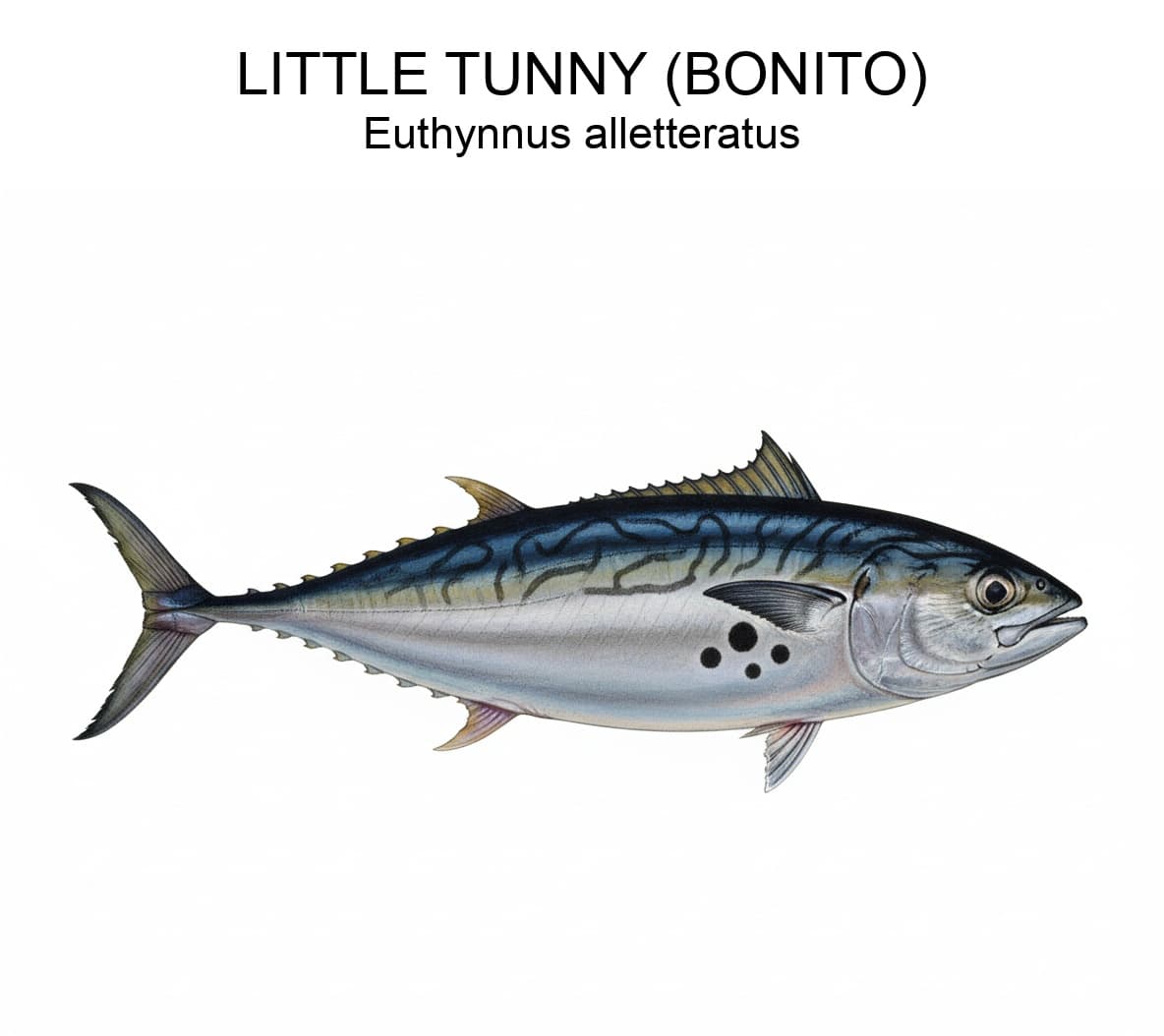 Bonito (Little Tunny) identification plate