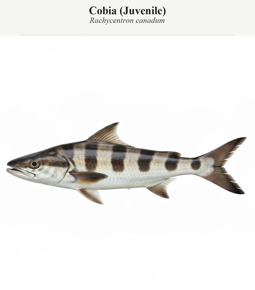 Cobia (Juvenile) identification plate