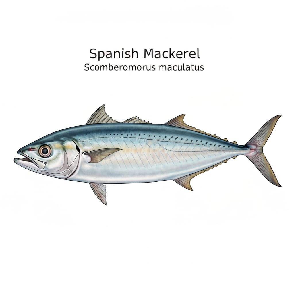 Spanish Mackerel identification plate