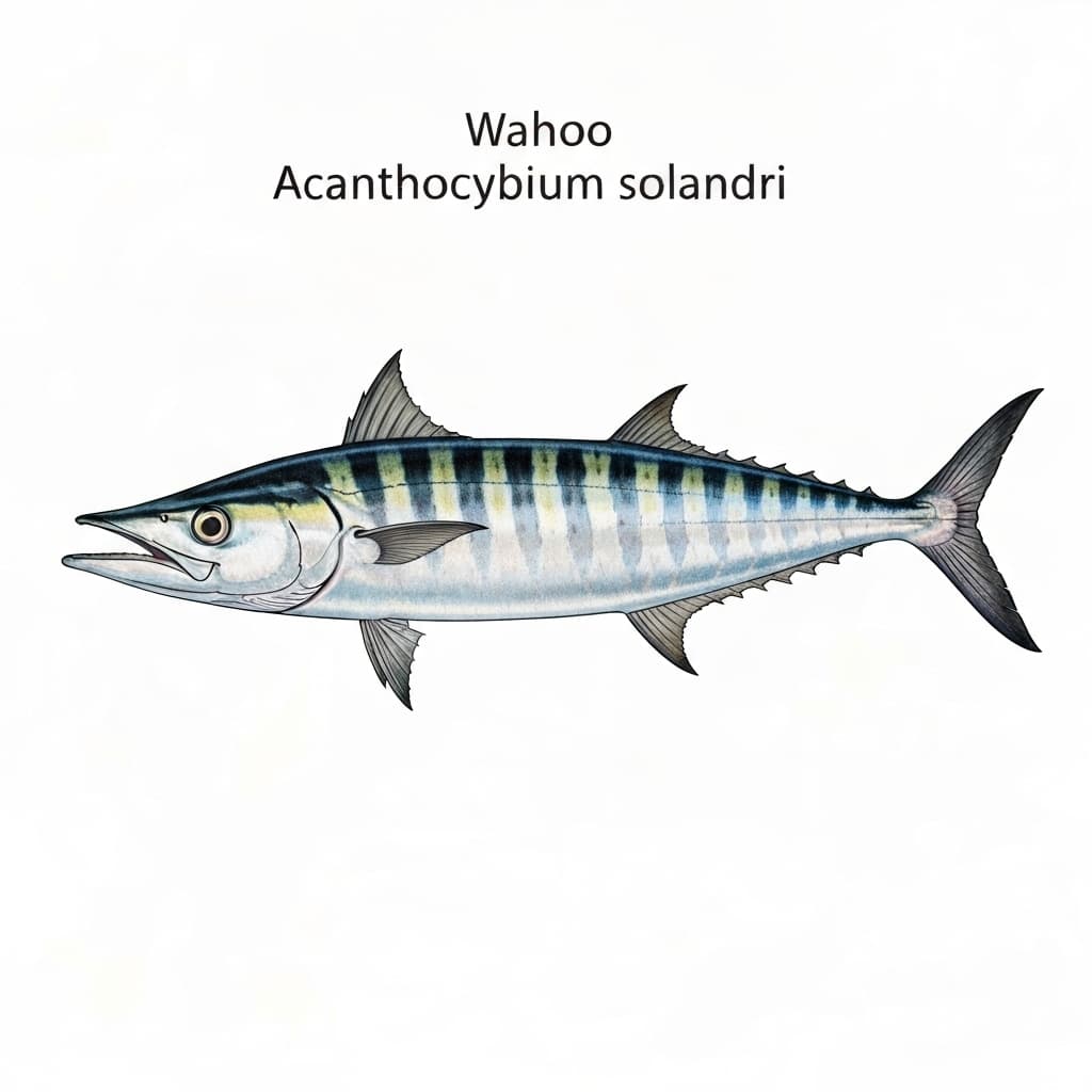 Wahoo identification plate