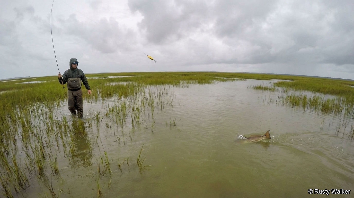 Biloxi Marsh Redfish: The Flood Tide Spoon Pattern